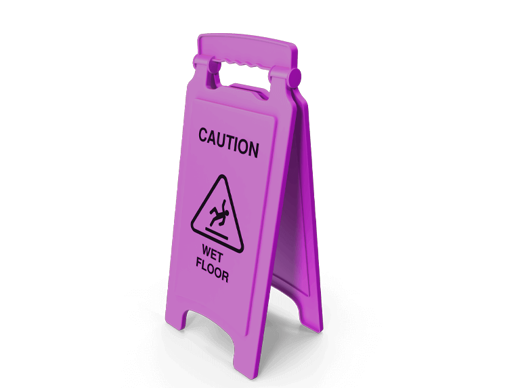 sinalética de perigo de acidente