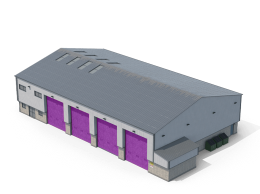 edifício empresa industria