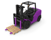 maquina de construção empilhadora leasing