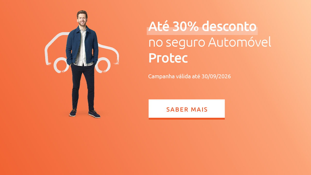 Oferta 30% desconto no seguro auto Protec