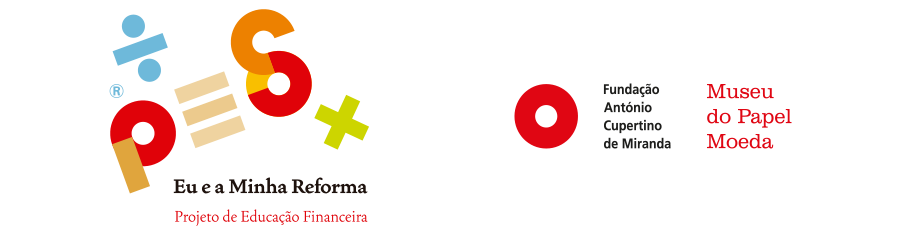 Logos Programa Eu e a Minha Reforma e da Fundação António Cupertino de Miranda