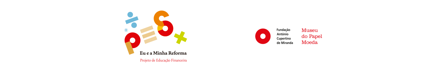 Logos Programa Eu e a Minha Reforma e da Fundação António Cupertino de Miranda