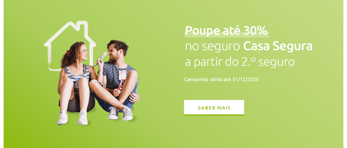 Seguro casa Segura com 10% de desconto direto até 31 de dezembro de 2026.